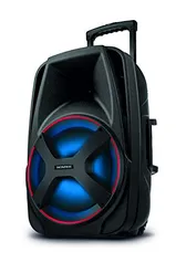 Caixa de Som Amplificada MONDIAL, Connect Power II, Bivolt, 500W RMS - CM-550, Preto/Vermelho