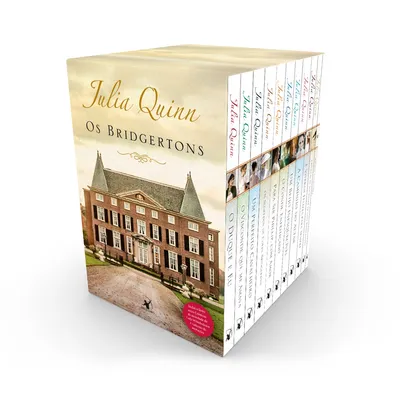 [App] Livro - Box Os Bridgertons: 9 títulos da série + livro extra de crônicas + caderno de anotações | R$160