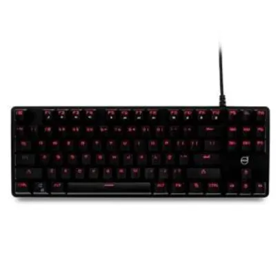 Teclado Mecanico Alpha Red Dazz - Switch Gateron Red | R$ 190