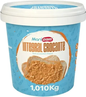 Manicrem Pasta De Amendoim Integral 100% Amendoim - 1kg | R$18