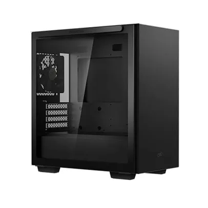 Gabinete Gamer DeepCool Macube 110, Mid Tower, Vidro Temperado, Black, MACUBE110-