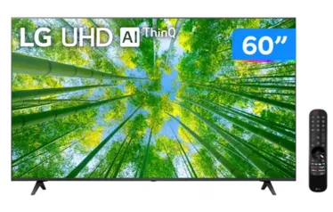 Smart TV 60” 4K LED LG 60UQ8050 AI Processor