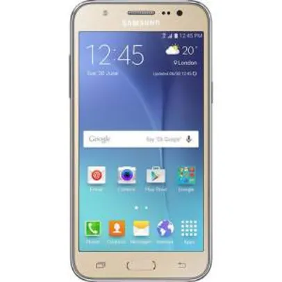 Smartphone Samsung Galaxy J5 Duos Dual Chip Android 5.1, 5" 16GB 4G 13MP - Dourado - R$629