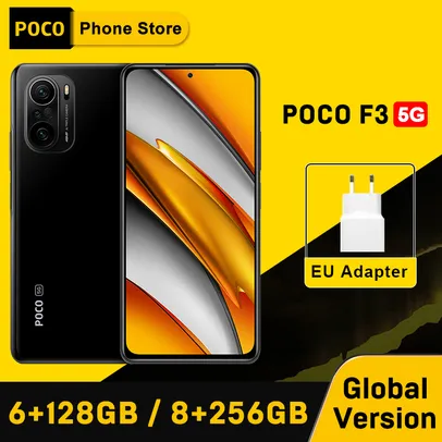 Versão global poco f3 5g nfc 8gb 256gb