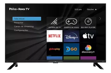 Smart TV Roku OS Philco LED HD 32" - PTV32G7ER2CPBLH 