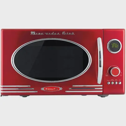 [App] Micro-ondas Philco 26L Retrô - PMR26V Vermelho Somente 220v