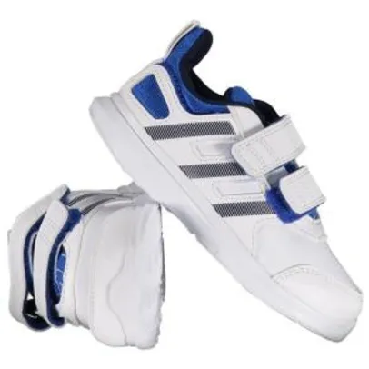 Tênis Adidas Hyperfast 20 CF Text Infantil Branco - R$61,75