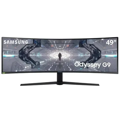 Product photo Monitor Gamer Curvo Samsung Odyssey 49 DQHD 240Hz 1ms