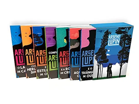 Box Arsène Lupin, vol. 1 - 7 Livros + Marcador de Páginas Exclusivo | R$70