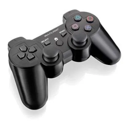 Controle Sem Fio PlayStation 2, PlayStation 3 e PC - Preto | R$99