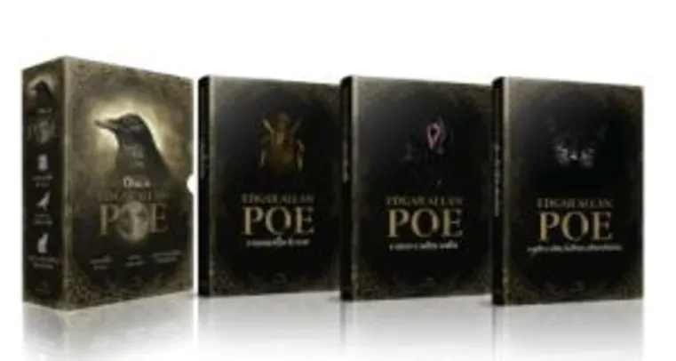 Box - Edgar Allan Poe - Histórias Extraordinárias - 3 Volumes - Acompanha Pôster  - R$28