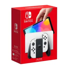 Console Nintendo Switch Tela Oled 7 Polegadas 64gb Branco