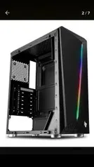 Gabinete Gamer Pichau Easy Pe340 Rgb Lateral Vidro Temperado | R$205