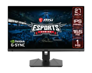 MONITOR GAMER MSI OPTIX MAG274R2, 27POL. IPS, FHD, 1MS, 165HZ, G-SYNC, HDMI/DP, OPTIX MAG274R2