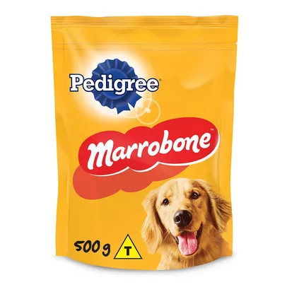 Biscoito Pedigree Marrobone Carne para Cães Adultos 500 g