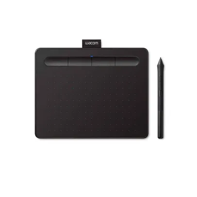 Mesa Digitalizadora Wacom Intuos, Com Pen Tray, 152 x 95 mm, Wacom Pen 4K, 2540 LPI, USB, Preta - CTL4100