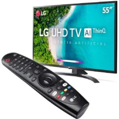 Smart TV Led 55'' LG 55UM7470 Ultra HD | R$2981