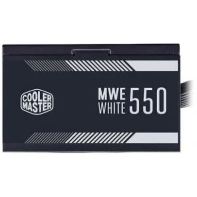 Fonte Cooler Master MPE 550W, 80 Plus White, PFC Ativo | R$356