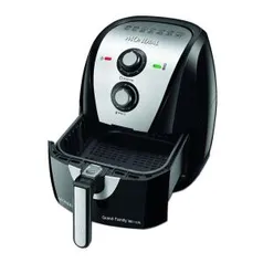 Fritadeira Sem Óleo - Air Fryer Mondial AF-55i Grand Family Inox 5,5L Preta com Timer 220v R$449