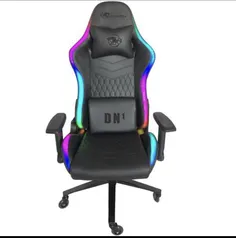 Cadeira Gamer DN1 RGB Preto Rodas de Silicone - DRAXEN | R$850