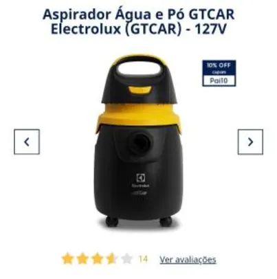 Aspirador Água e Pó GTCAR Electrolux (GTCAR) | R$288