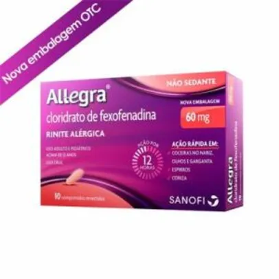 Allegra 60mg C/ 10 Comprimidos