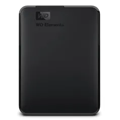 HD Externo Portátil WD Elements, 4TB, USB 3.0, Preto - WDBU6Y0040BBK