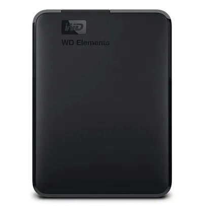 HD Externo Portátil WD Elements, 4TB, USB 3.0, Preto - WDBU6Y0040BBK