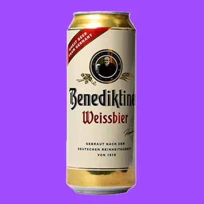 Cerveja Benediktiner Weissbier Lata 500ml