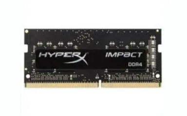 Memória HyperX Impact, 8GB, 2666MHz, DDR4, Notebook, CL15, Preto - HX426S15IB2/8 | R$255