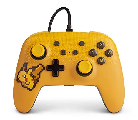 Controle P/ Nsw Powera 1518383-01 Pikachu com Fio - Nintendo Switch