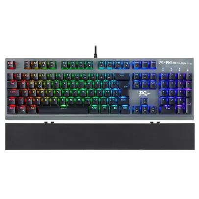 Teclado Gamer Mecânico Iluminação Rgb Philco - PKB92