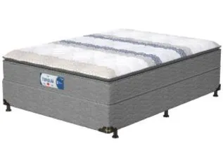 Cama Box Casal Box + Colchão Probel Mola - 28cm de Alt. Turquia | R$854