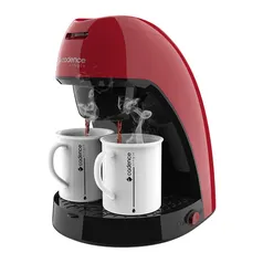 [AME SC R$78,92] Cafeteira Elétrica c/ 2 Xícaras Cadence Single Colors CAF211 Vermelha