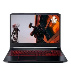 Notebook Acer amd Ryzen 7, 8GB, 512GB, 15,6, Nvidia GeForce gtx 1650 Ti, Preto e Vermelho - AN515-44-R8HN