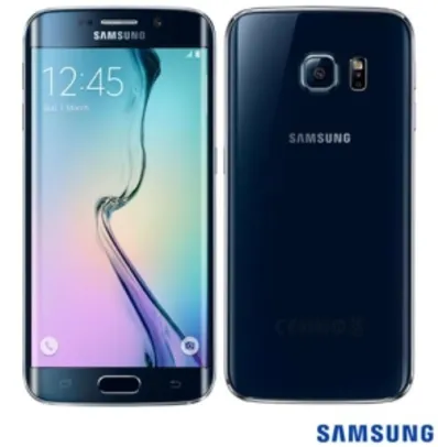 Samsung Galaxy S6 Edge Preto com 5,1”, 4G , 32GB, Câmera 16 MP por R$ 1778