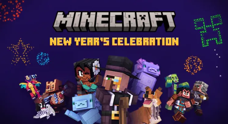Itens grátis Minecraft (Celebração de Ano Novo)
