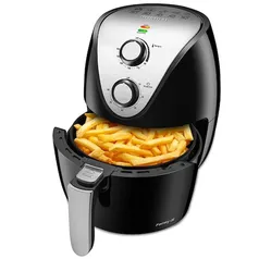 Fritadeira Elétrica Sem Óleo Air Fryer Mondial AF-30 Family Inox IV 3,5l – Preta