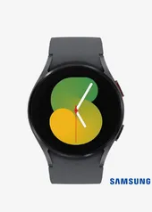 Galaxy Watch 5 BT 40mm Samsung Grafite com 1,2", Pulseira em Fluorelastômero, Bluetooth e 16GB