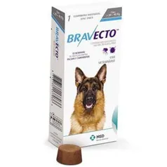 Antipulgas E Carrapatos Bravecto Para Cães De 20 a 40 KG - R$148