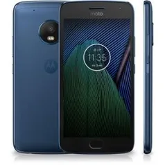 Smartphone Motorola Moto G5 Plus XT1683 Azul Safira Dual Chip Android Nougat 4G Wi-Fi TV Digital HD Integrada - R$899,00