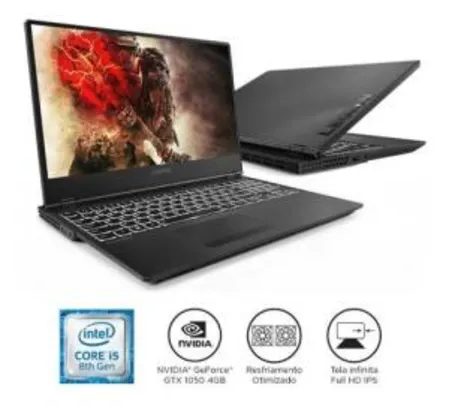 [Loja Lenovo] Notebook Gamer Lenovo Legion Y530 I5-8300h 8b 1tb Gtx 1050 - R$3399