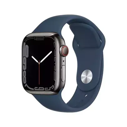 [AME SC R$2794] Apple Watch Series 7 GPS + Cellular 41mm Caixa Grafite de Aço