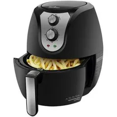 Fritadeira Sem Óleo Britânia Air Fry Pro Saúde 3,2 Litros Preta - 1400w - R$289