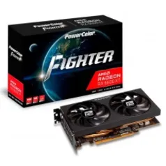 Placa de Vídeo PowerColor Fighter Radeon RX 6600 XT, 8GB, GDDR6, FSR, Ray Tracing, AXRX 6600XT 8GBD6-3DH