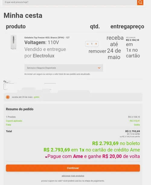 Imagen na descrição da promoção