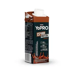 (4und) Bebida Láctea Danone YoPro Chocolate Tetra Pak 250 mL