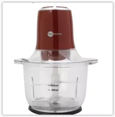 Processador com Bowl de Vidro 2L Vermelho Fun Kitchen - 127v