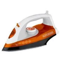 Ferro de passar a vapor X5050-BR Black+Decker Branco e Laranja - Potência 1200W - R$ 36