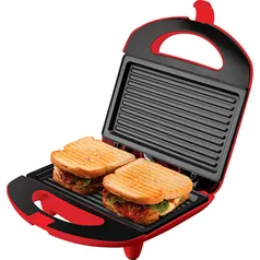 Sanduicheira Cadence MiniGrill Easy Meal Vermelho  SAN231 - 750W